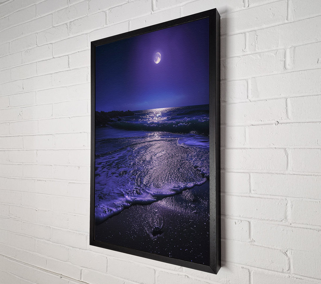  A Canvas Print of Blue Beach Sky Canvas Print