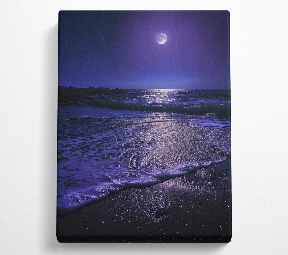  A Canvas Print of Blue Beach Sky Canvas Print
