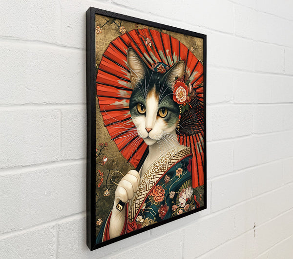 Red Kimono Cat
