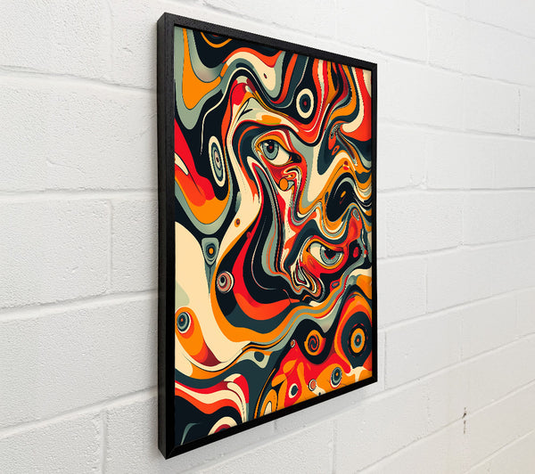 Orange Swirling Eyes