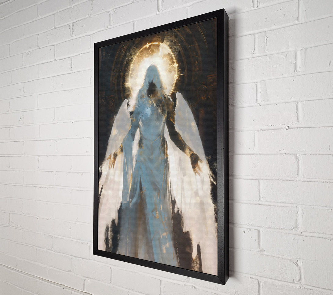  A Canvas Print of Azure Angel'S Halo Canvas Print