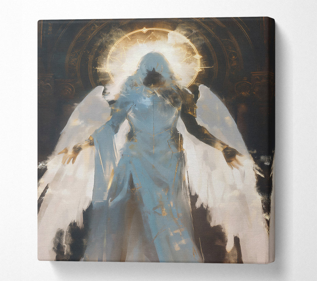  A Canvas Print of Azure Angel'S Halo Canvas Print