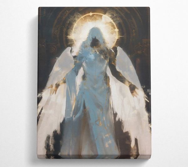  A Canvas Print of Azure Angel'S Halo Canvas Print