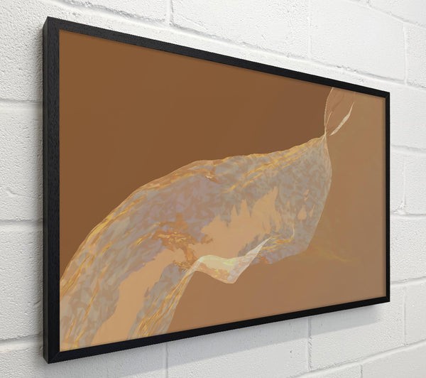 Golden Veiled Abstract