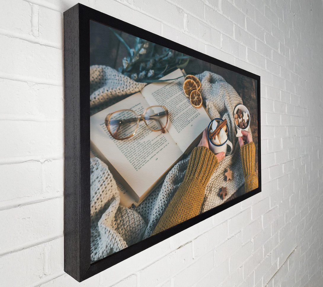  A Canvas Print of Golden Winter Warmth Canvas Print