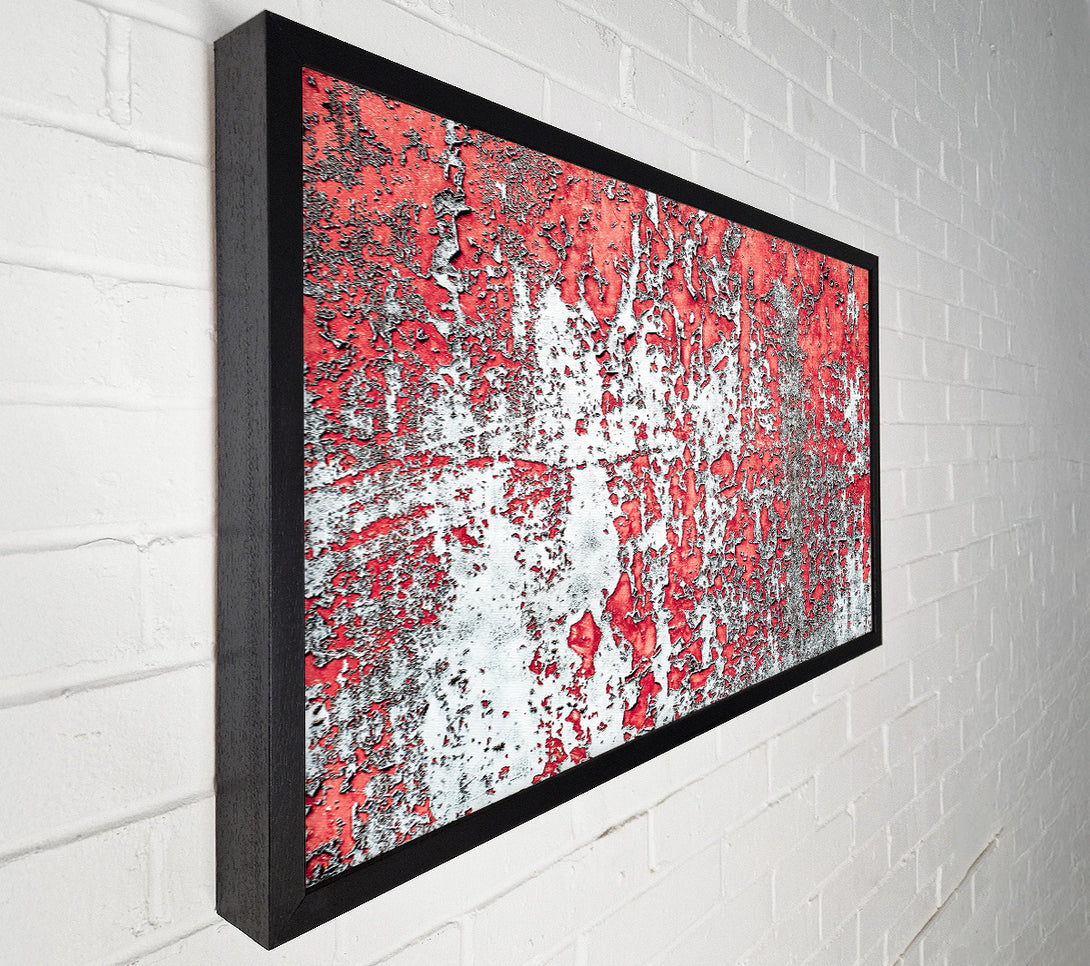  A Canvas Print of Crimson Peeling Away Canvas Art