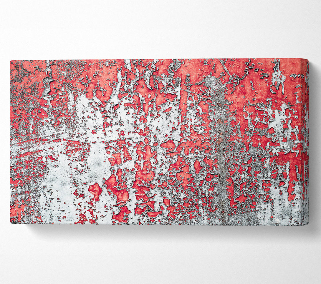  A Canvas Print of Crimson Peeling Away Canvas Art