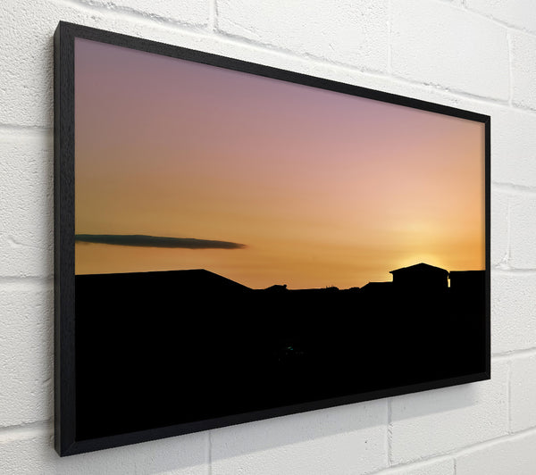 Orange Sky Silhouettes