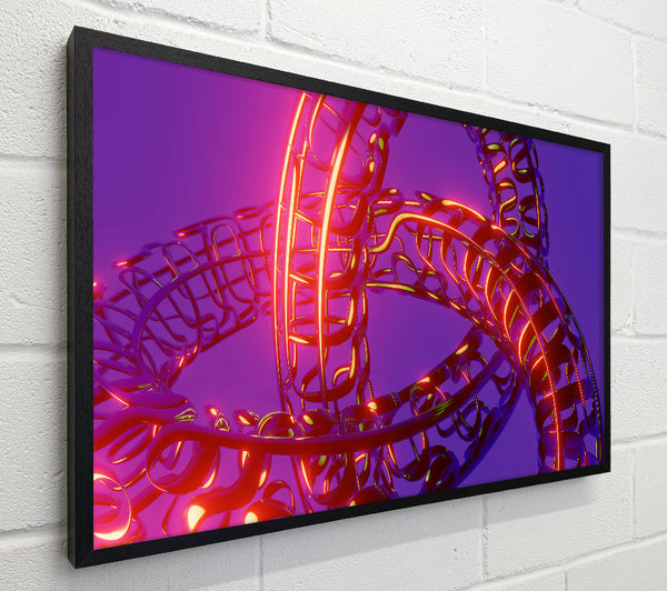 Crimson Intertwined Loops
