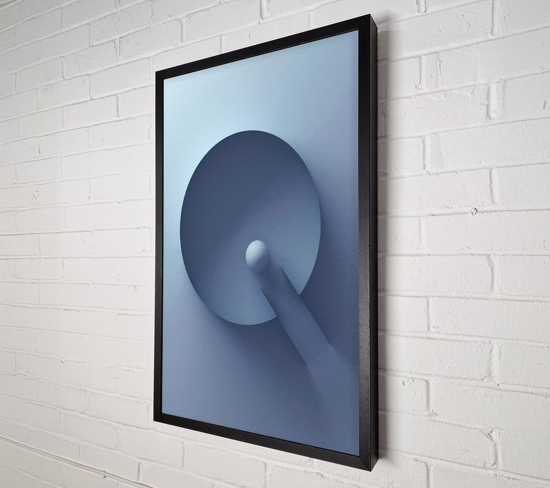  A Canvas Print of Blue Circle Canvas Wall Art
