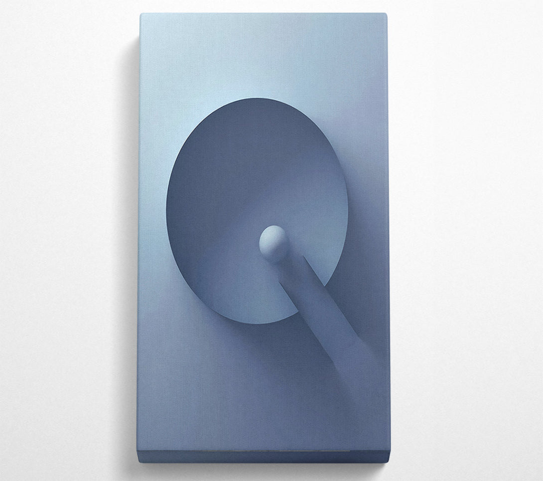  A Canvas Print of Blue Circle Canvas Wall Art