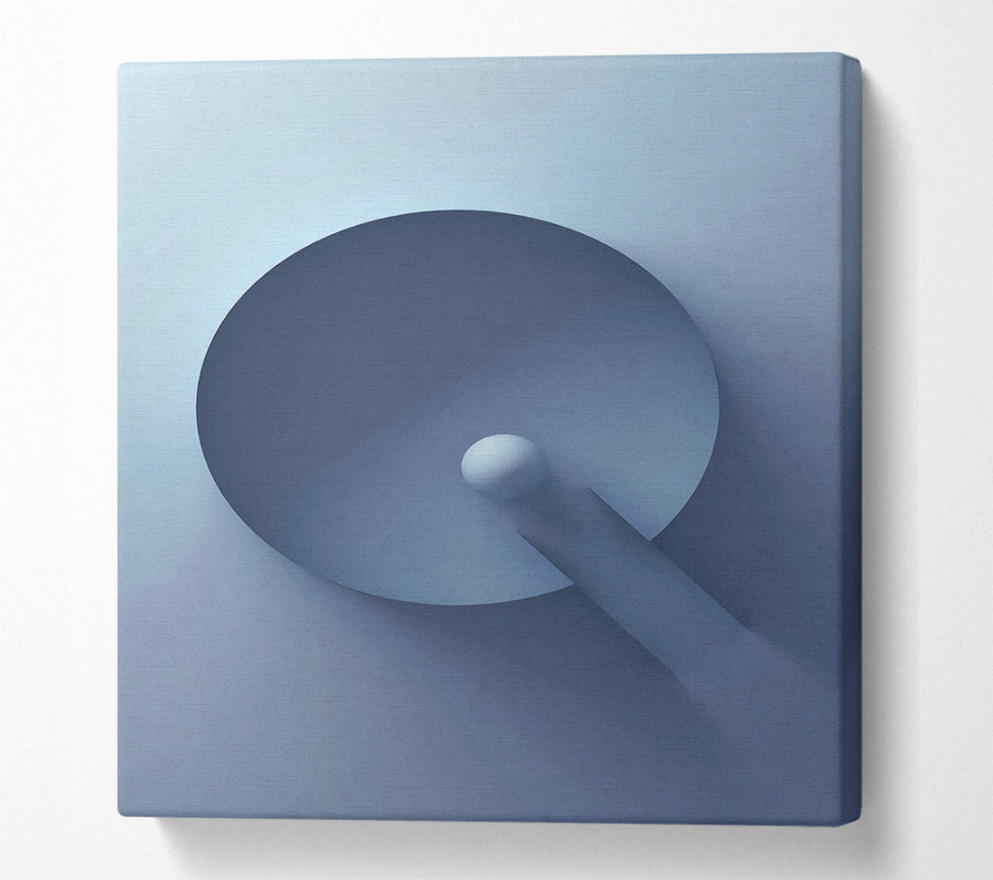  A Canvas Print of Blue Circle Canvas Wall Art