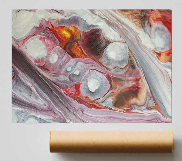 Silver Swirling Dreams Giclee Print
