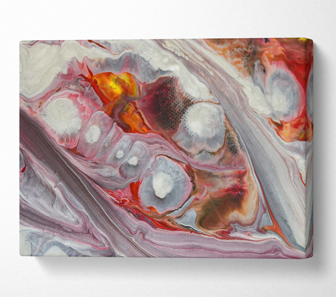  A Canvas Print of Silver Swirling Dreams Canvas Art