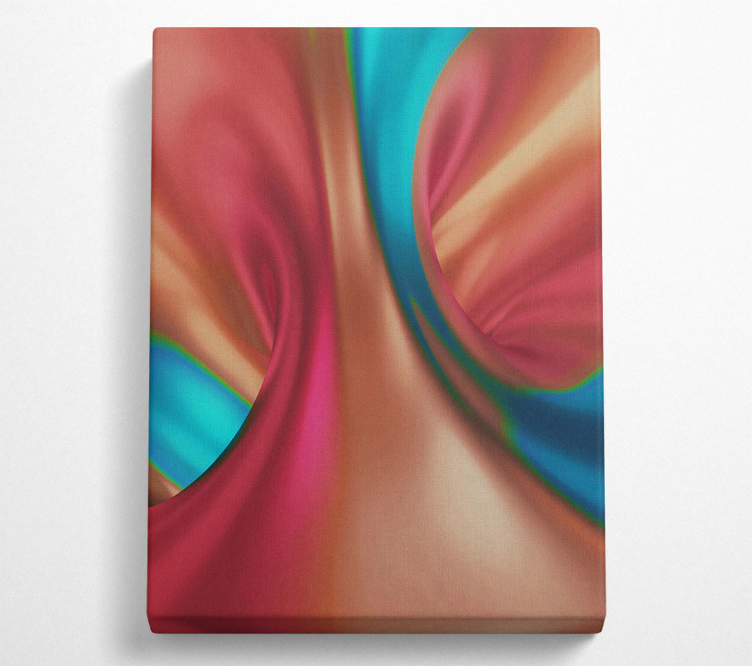  A Canvas Print of Crimson Swirls Of Light Canvas Art