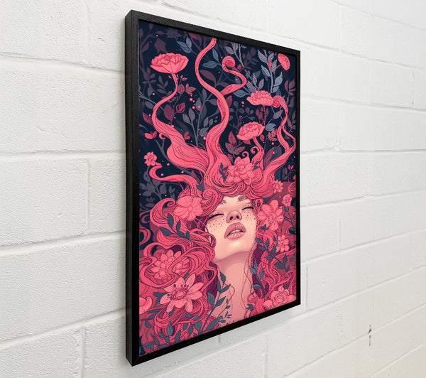 Pink Floral Embrace