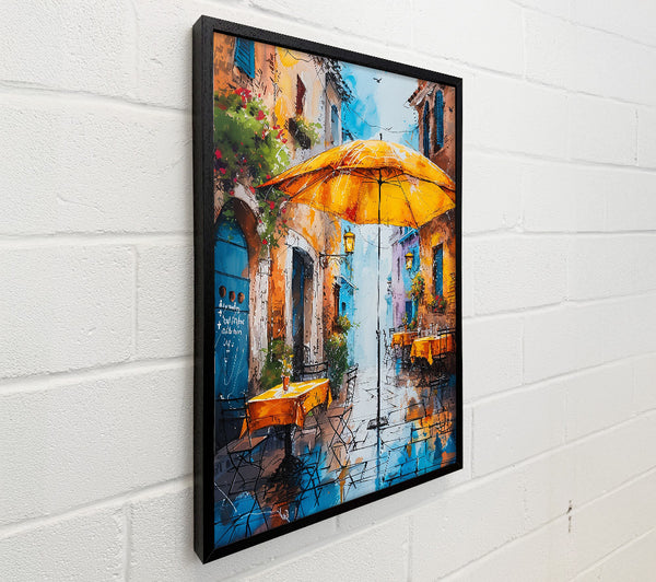 Yellow Umbrella Cafe Alleyway
