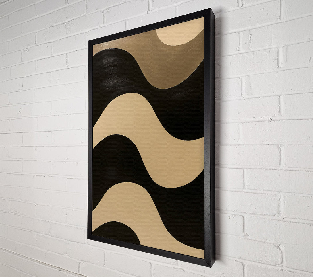  A Canvas Print of Sand And Shadow Waves Canvas Art