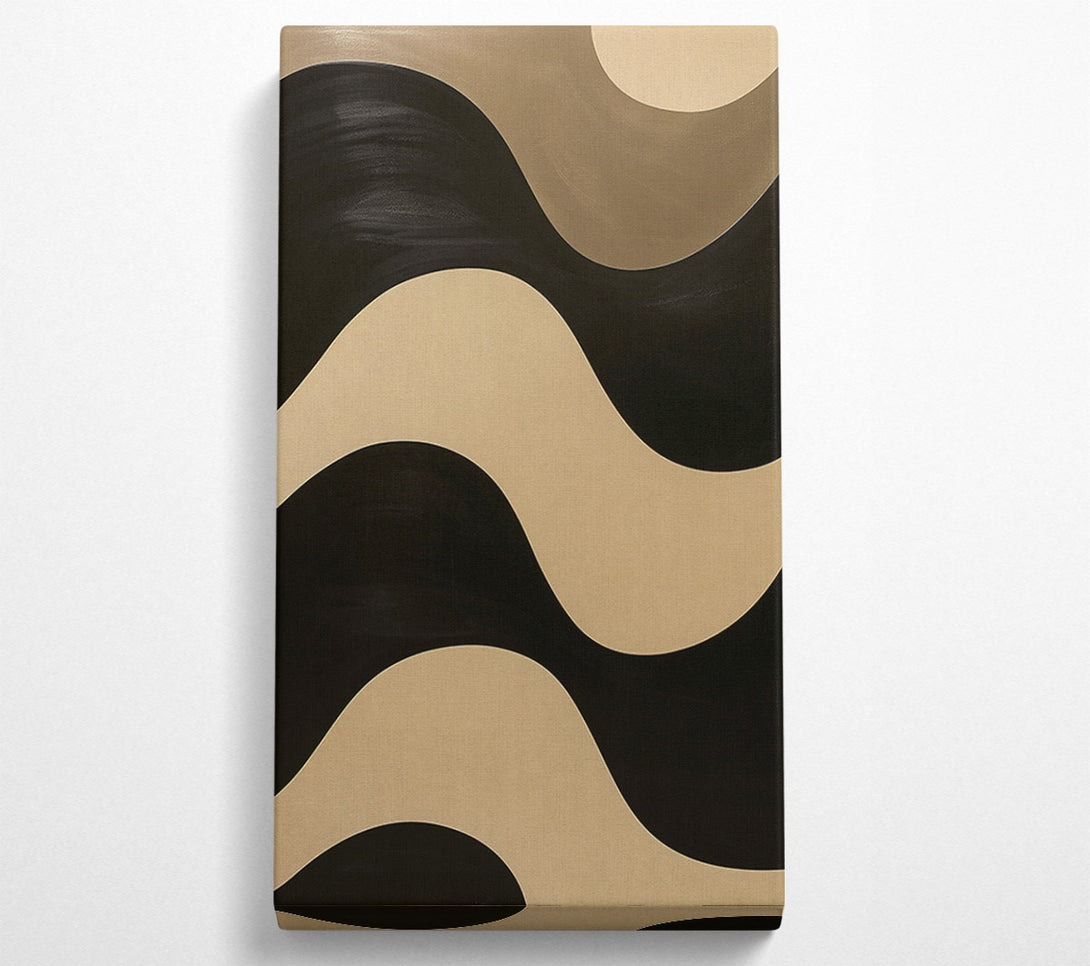  A Canvas Print of Sand And Shadow Waves Canvas Art