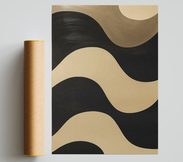 Sand And Shadow Waves Giclee Print