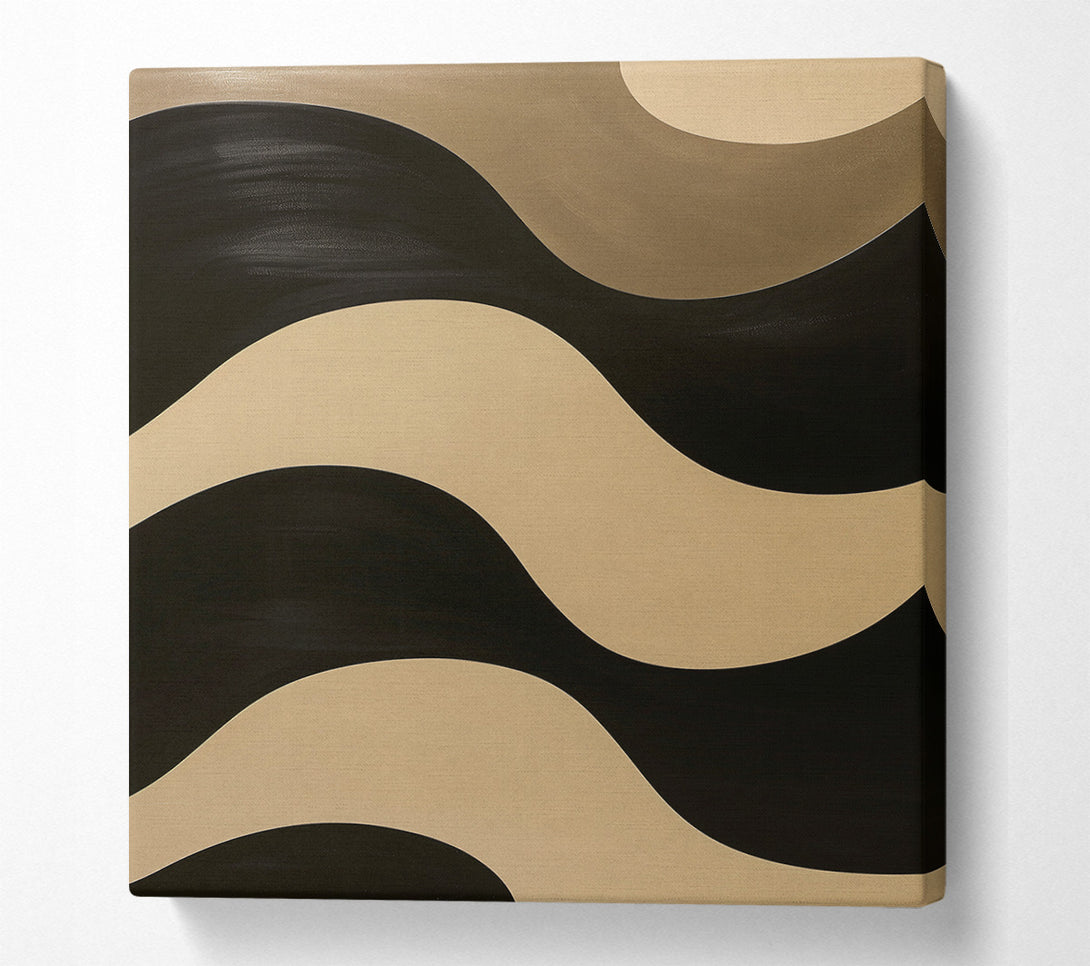  A Canvas Print of Sand And Shadow Waves Canvas Art