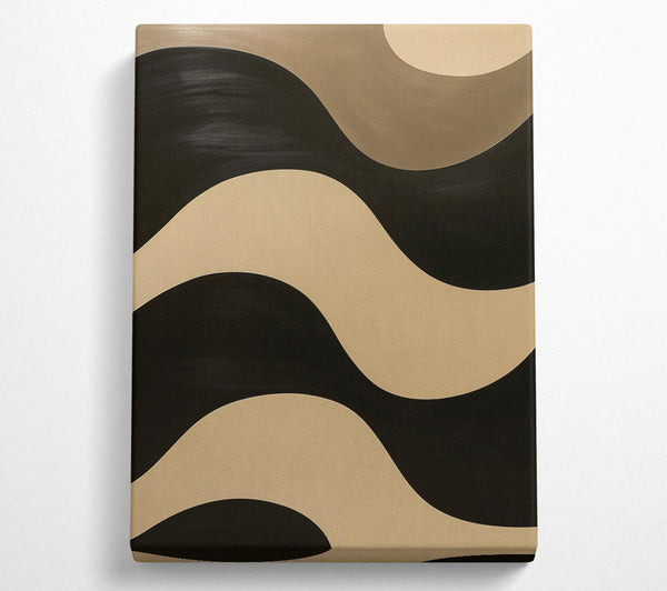  A Canvas Print of Sand And Shadow Waves Canvas Art