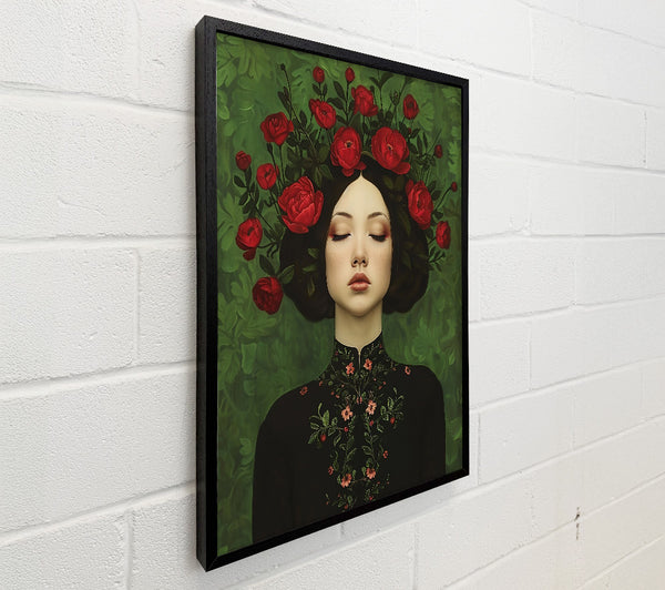 Crimson Dream Within Green