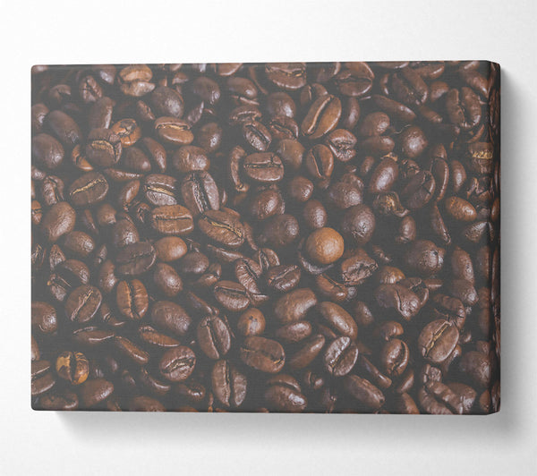  A Canvas Print of Brown Roasted Coffee Beans Canvas Art