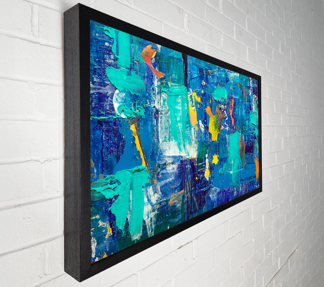  A Canvas Print of Blue Hues Of Freedom Canvas Wall Art