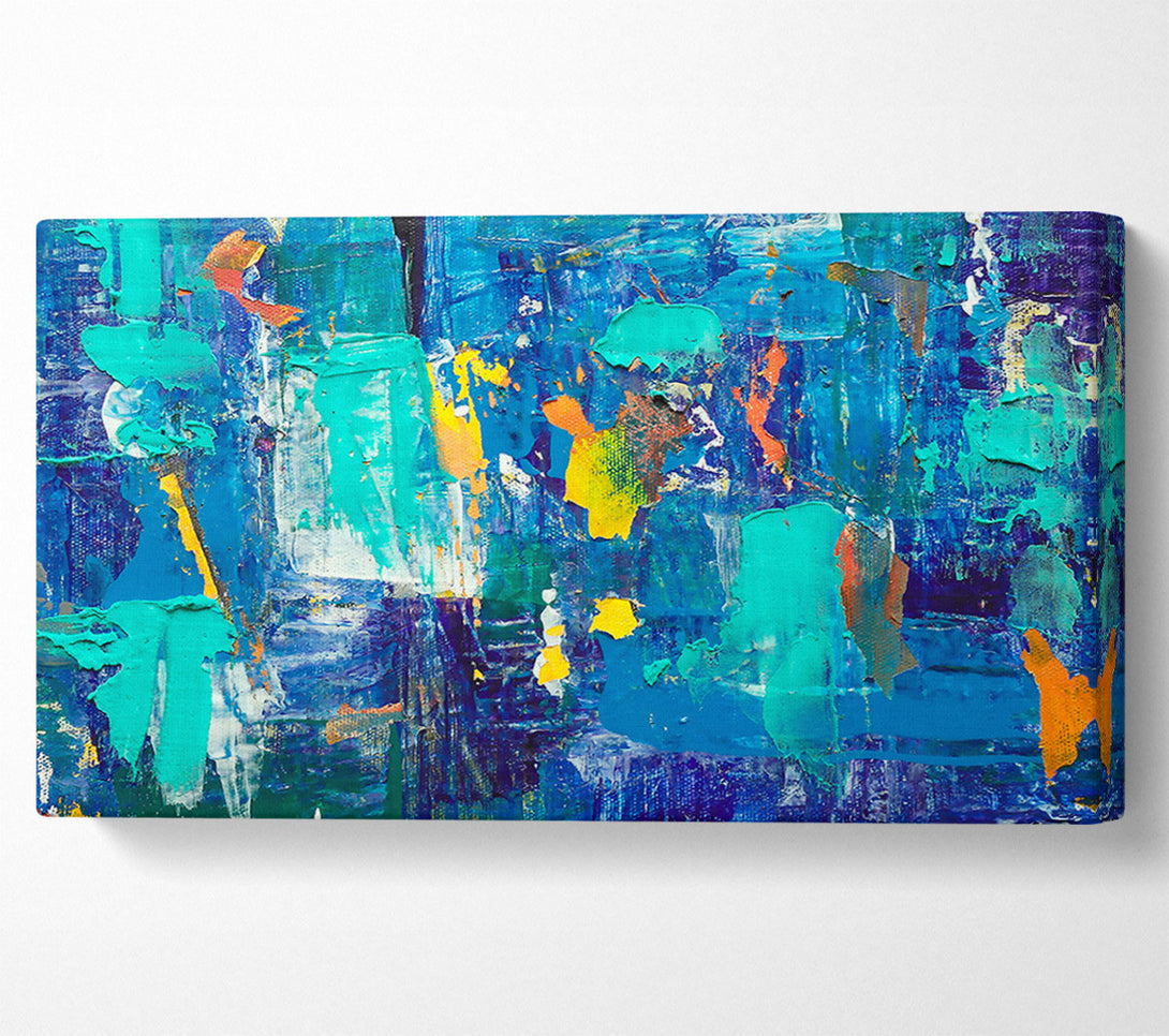  A Canvas Print of Blue Hues Of Freedom Canvas Wall Art