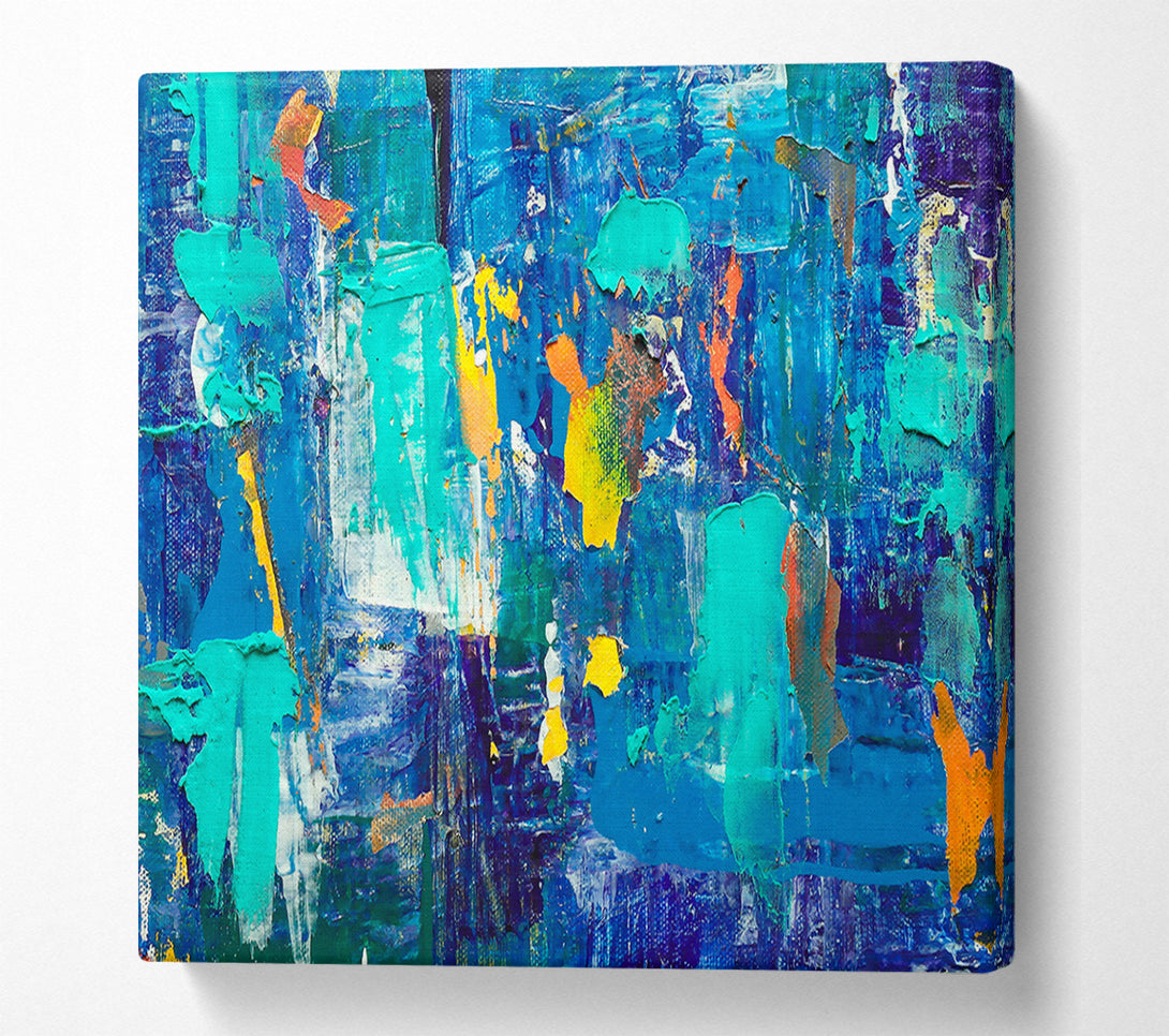  A Canvas Print of Blue Hues Of Freedom Canvas Wall Art