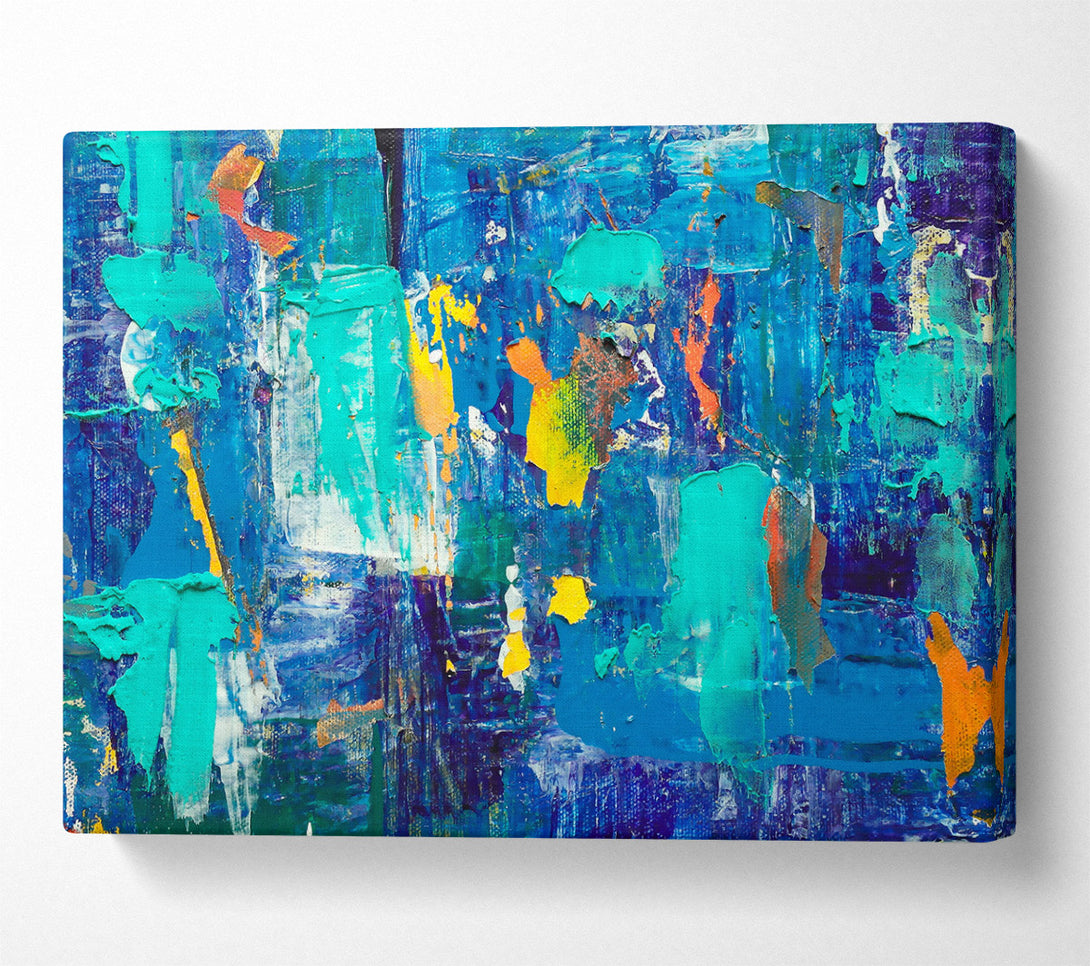  A Canvas Print of Blue Hues Of Freedom Canvas Wall Art