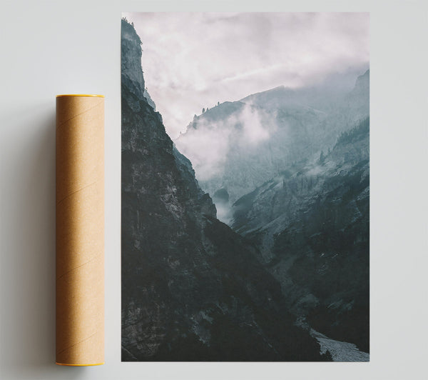 The Grey Mountain Valley Giclee Print