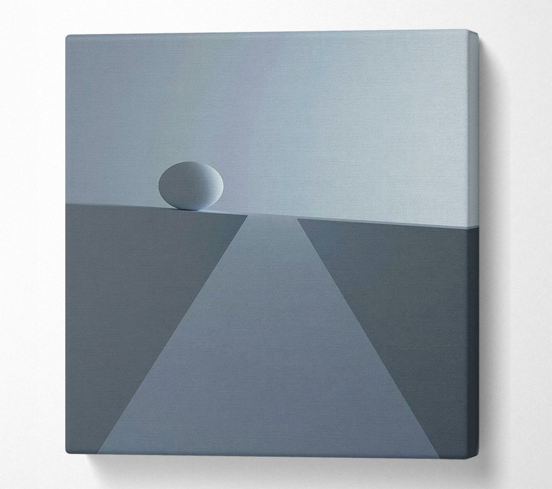  A Canvas Print of Blue Grey Ball Canvas Art