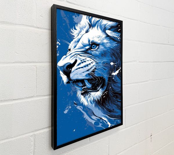 Blue Lion Graffiti