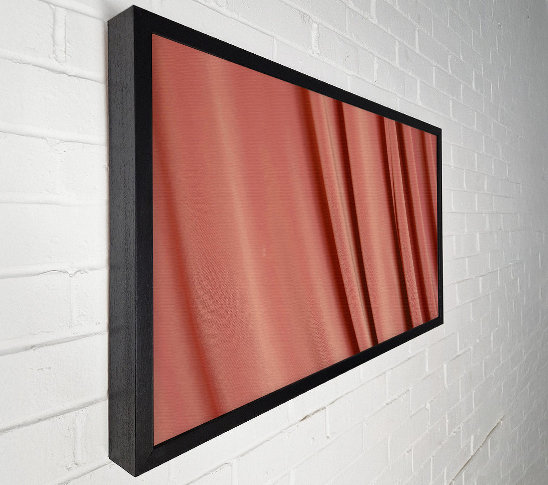  A Canvas Print of Salmon Fabric Waves Canvas Art