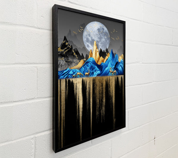 Blue Liquid Moonlight