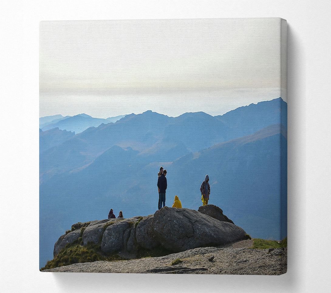 A Canvas Print of Blue Horizon Viewers Canvas Art
