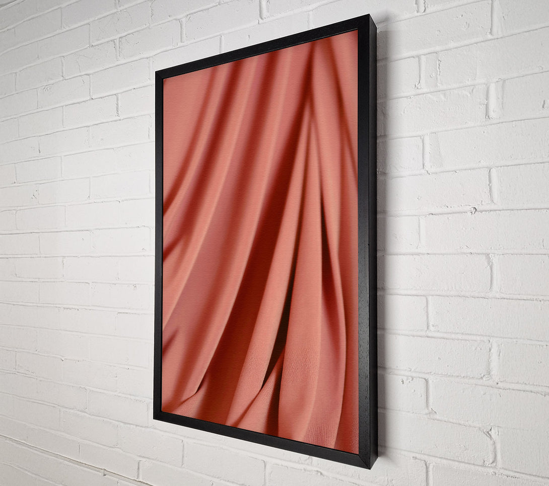  A Canvas Print of Coral Drape Study Canvas Print