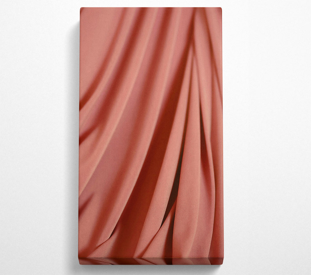  A Canvas Print of Coral Drape Study Canvas Print