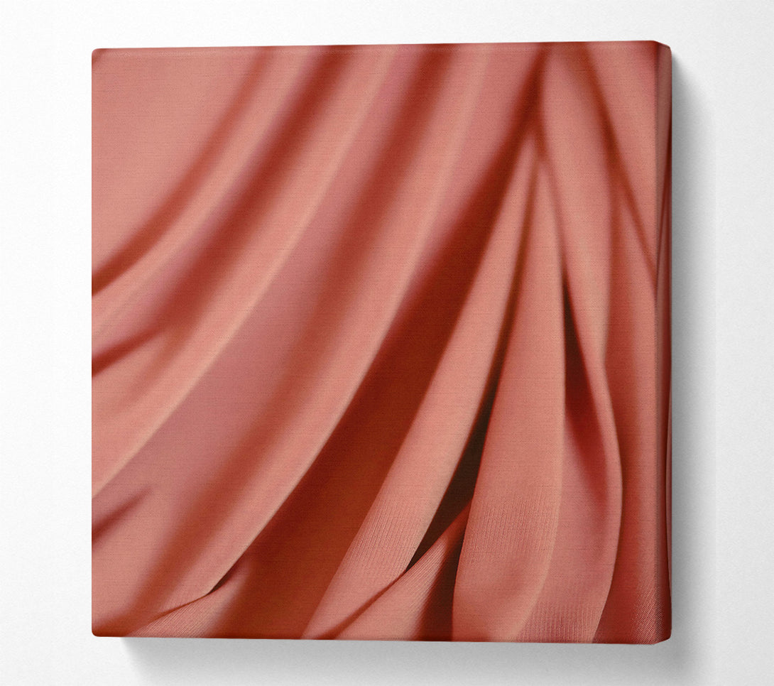  A Canvas Print of Coral Drape Study Canvas Print