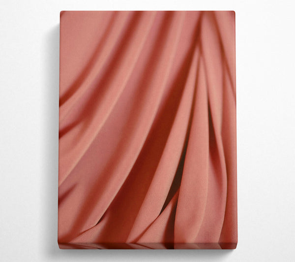  A Canvas Print of Coral Drape Study Canvas Print