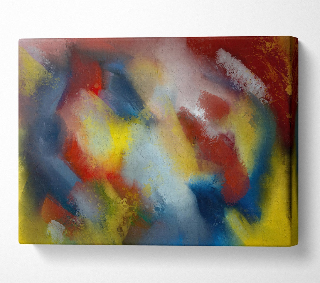  A Canvas Print of Golden Swirling Dreams Canvas Print