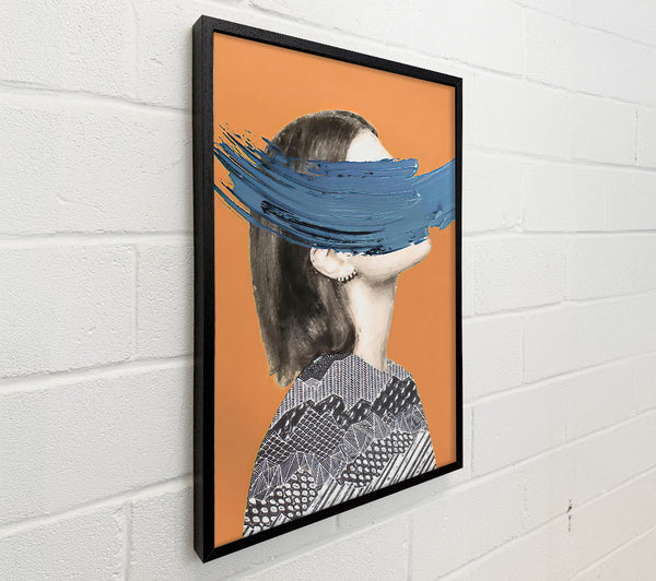 Blue Paint Face