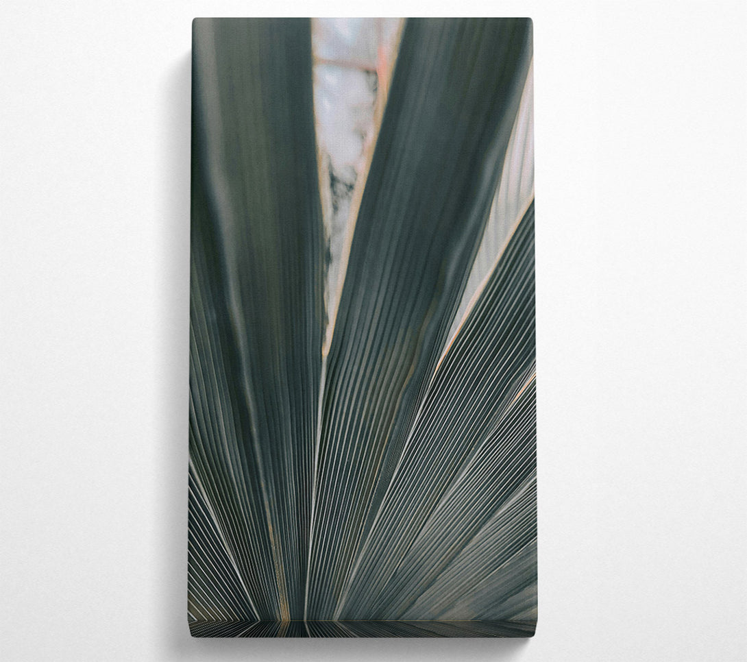  A Canvas Print of Emerald Palm Lines Canvas Art