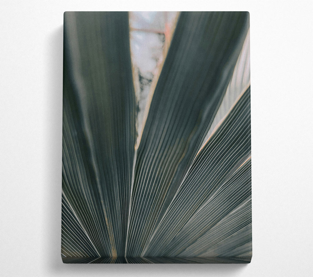  A Canvas Print of Emerald Palm Lines Canvas Art
