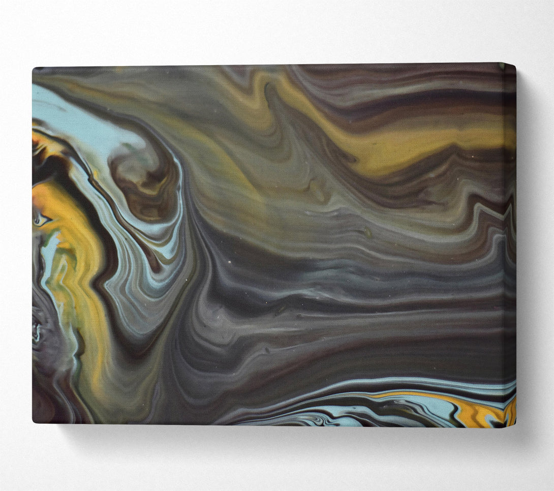  A Canvas Print of Black Swirling Dreamscape Canvas Print