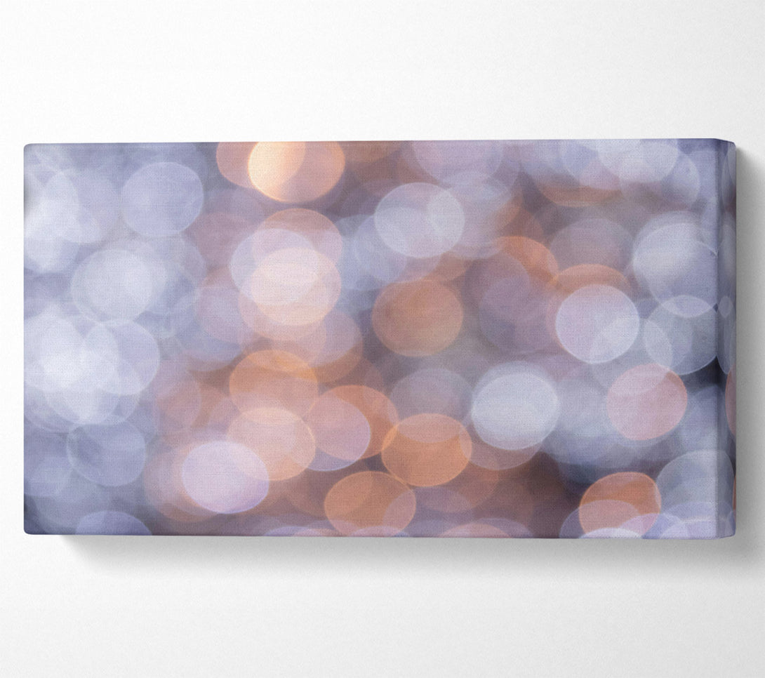  A Canvas Print of Pale Blue Bokeh Canvas Art