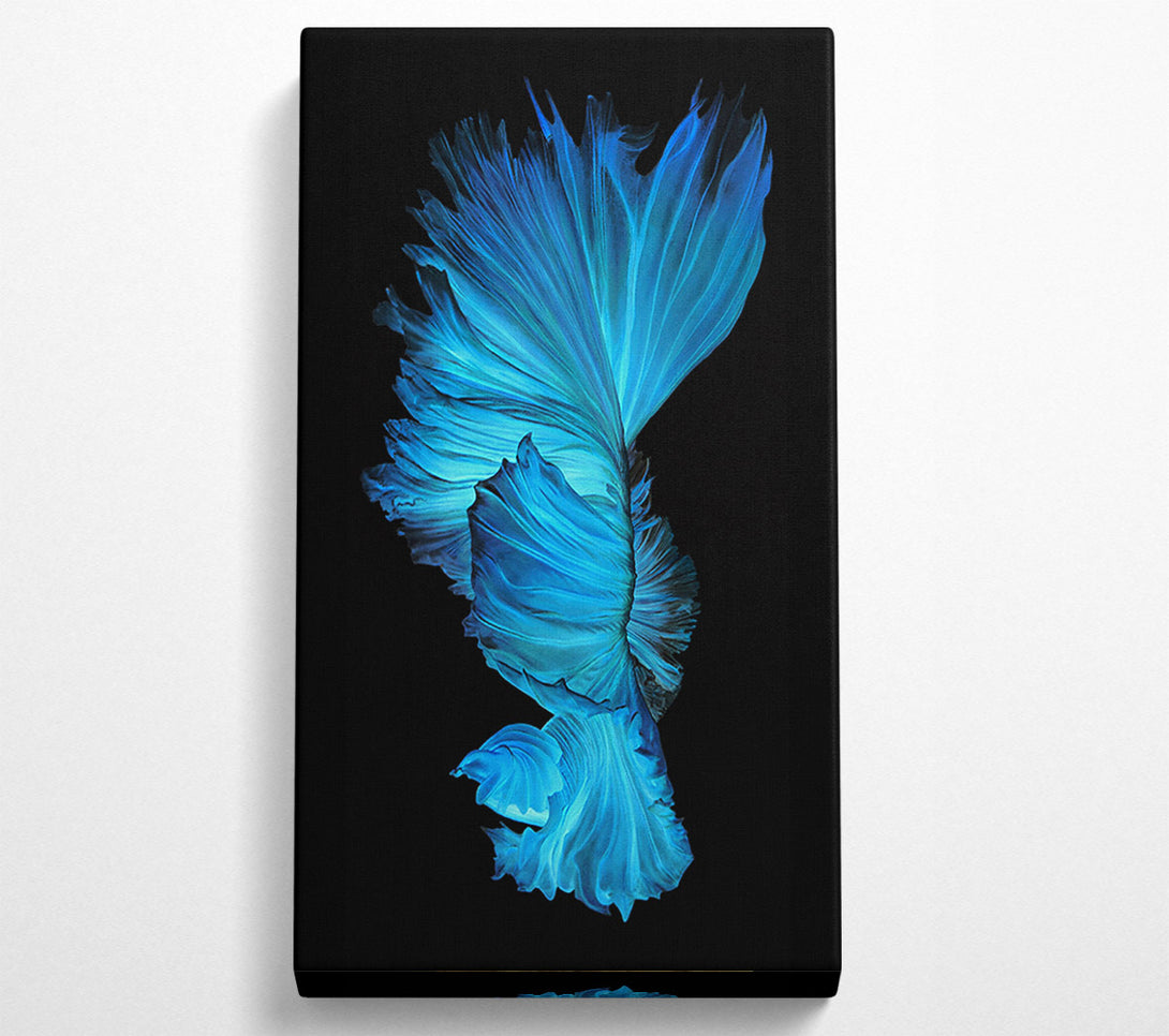  A Canvas Print of Blue Ribbon Flow Canvas Wall Art
