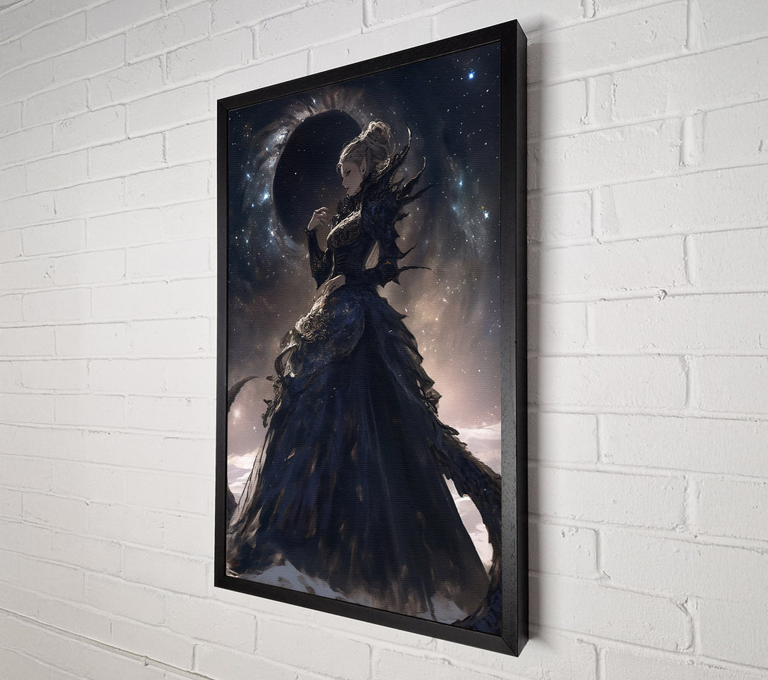  A Canvas Print of Black Nebula Queen Canvas Art
